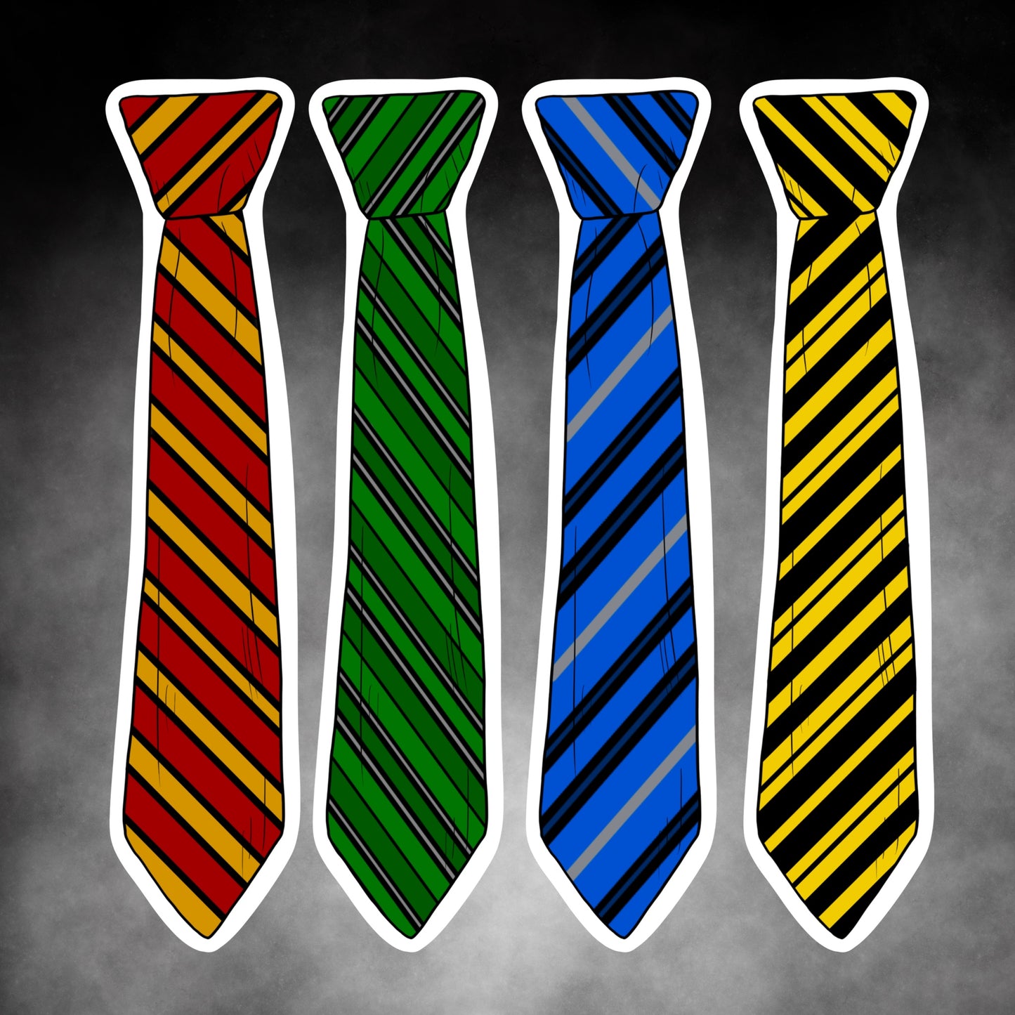 Hogwarts House Ties